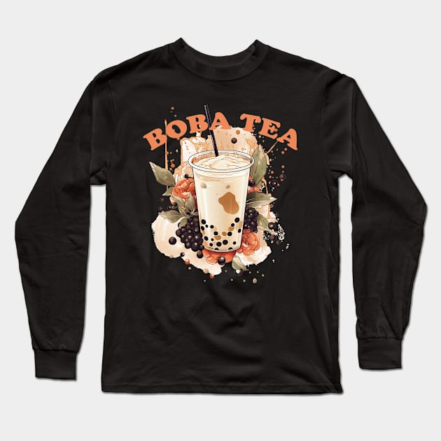 BOBA TEA  - Bubble tea Long Sleeve T-Shirt by OurCCDesign